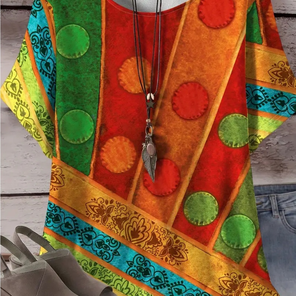 Colorful Geometric Top